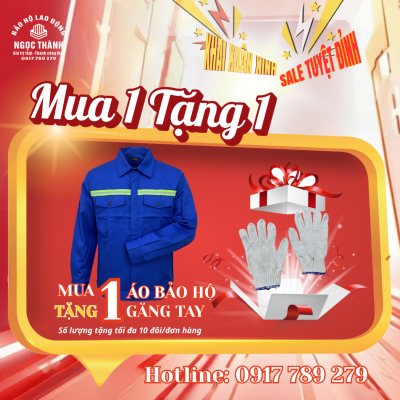 Đồng phục công nhân xanh dương