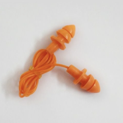 Nút tai chống ồn 2 tầng màu cam - 25 bộ