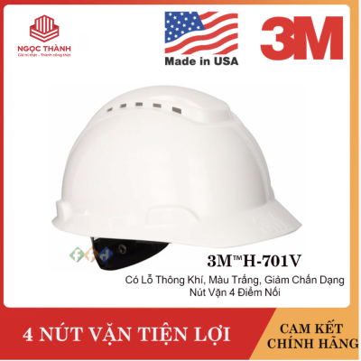 Mũ Bảo Hộ 3M Có Lỗ Thoáng Khí