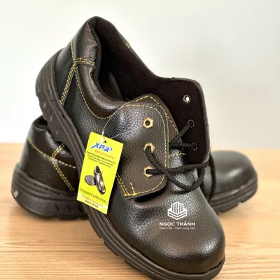 Giày da mũi sắt chống đinh XP chỉ vàng A08-2