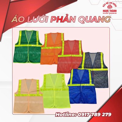 Áo lưới phản quang (đủ màu)
