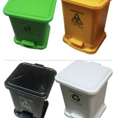 Thùng rác nhựa 30L - Dậm chân mở nắp