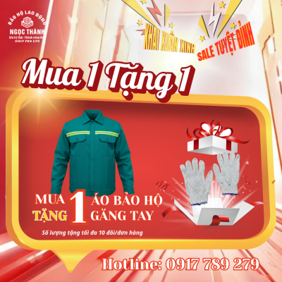 Đồng phục công nhân xanh lá