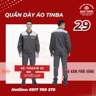 Quần dày áo Tinba 29 vải pangrim HQ