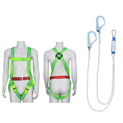 Dây đai an toàn toàn thân 2 móc giảm sốc – Có phản quang