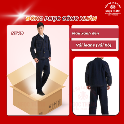 Quần áo bảo hộ vải Jean – Cho thợ Hàn NT-60