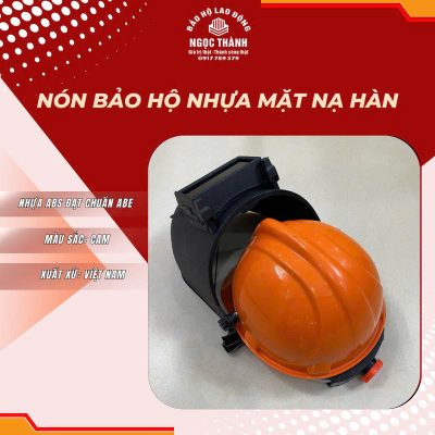 Nón bảo hộ nhựa mặt nạ hàn