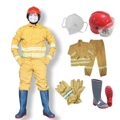 Bộ Trang phục chữa cháy theo TT48 (quần áo, nón, ủng, găng tay, khẩu trang)
