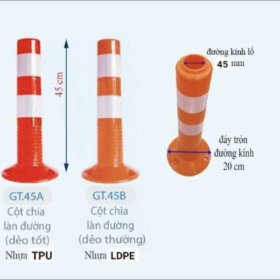 Cọc chia làn đường giao thông GT-45A