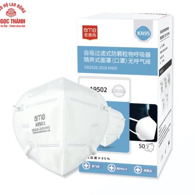 Khẩu trang AMS KN95 chuẩn đeo đầu A9502