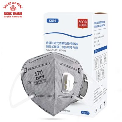 Khẩu trang hoạt tính có van KN95, quy cách A9541V