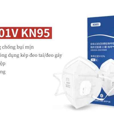 Khẩu trang KN95 chuẩn có van A9501V