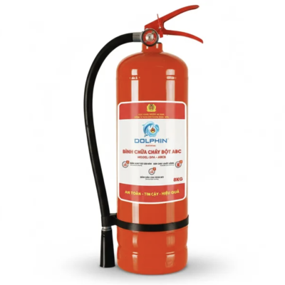 Bình chữa cháy bột ABC 8KG DOLPHIN - Có tem kiểm định
