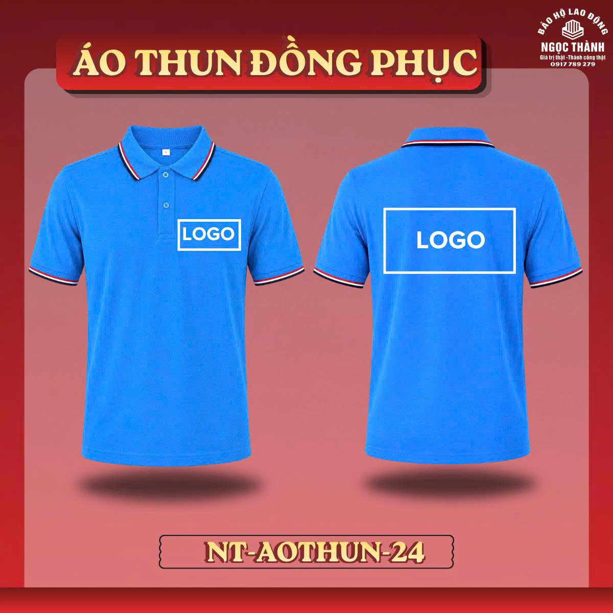 2 Áo thun đồng phục văn phòng NT-AOTHUN-24