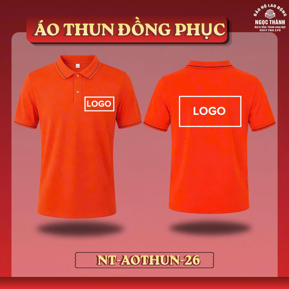 2 Áo thun đồng phục văn phòng NT-AOTHUN-26