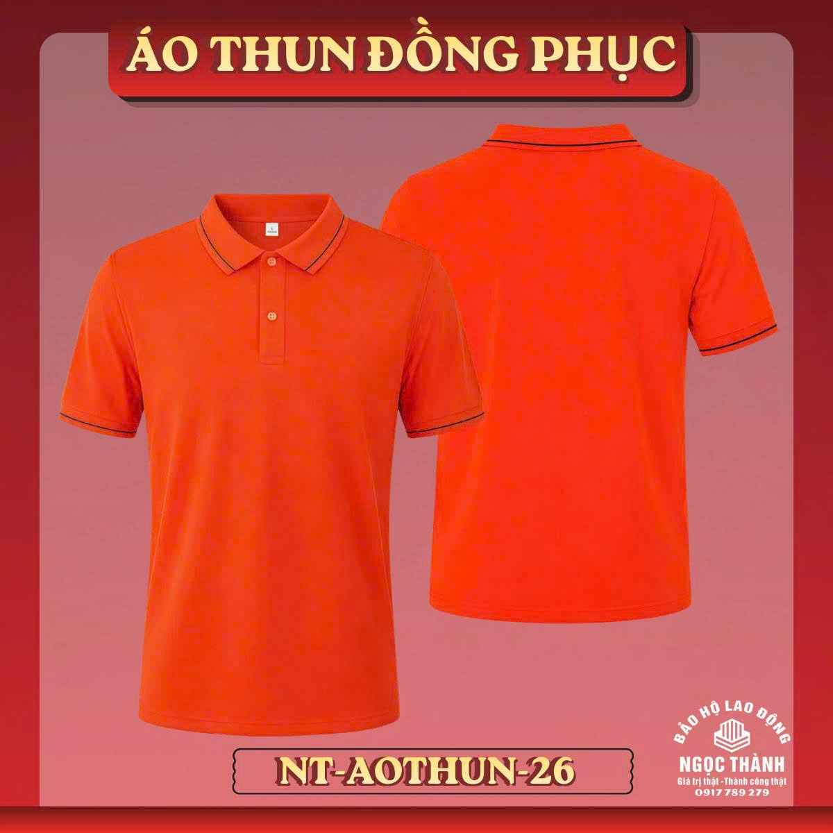 3 Áo thun đồng phục văn phòng NT-AOTHUN-26