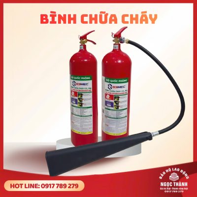 Bình chữa cháy khí CO2 5kg 83MEC (Bộ Quốc Phòng)