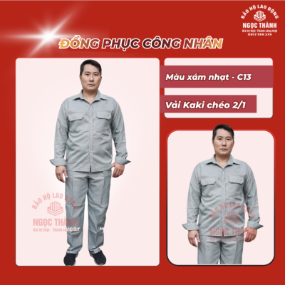 Đồng phục công nhân giá rẻ - Mã C1, C13, C14, C19