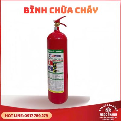 Bình chữa cháy khí CO2 5kg 83MEC (Bộ Quốc Phòng)
