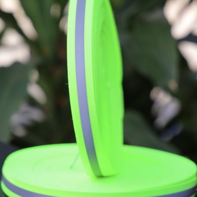 Phản quang vải xanh sọc 2,5cm x 100m