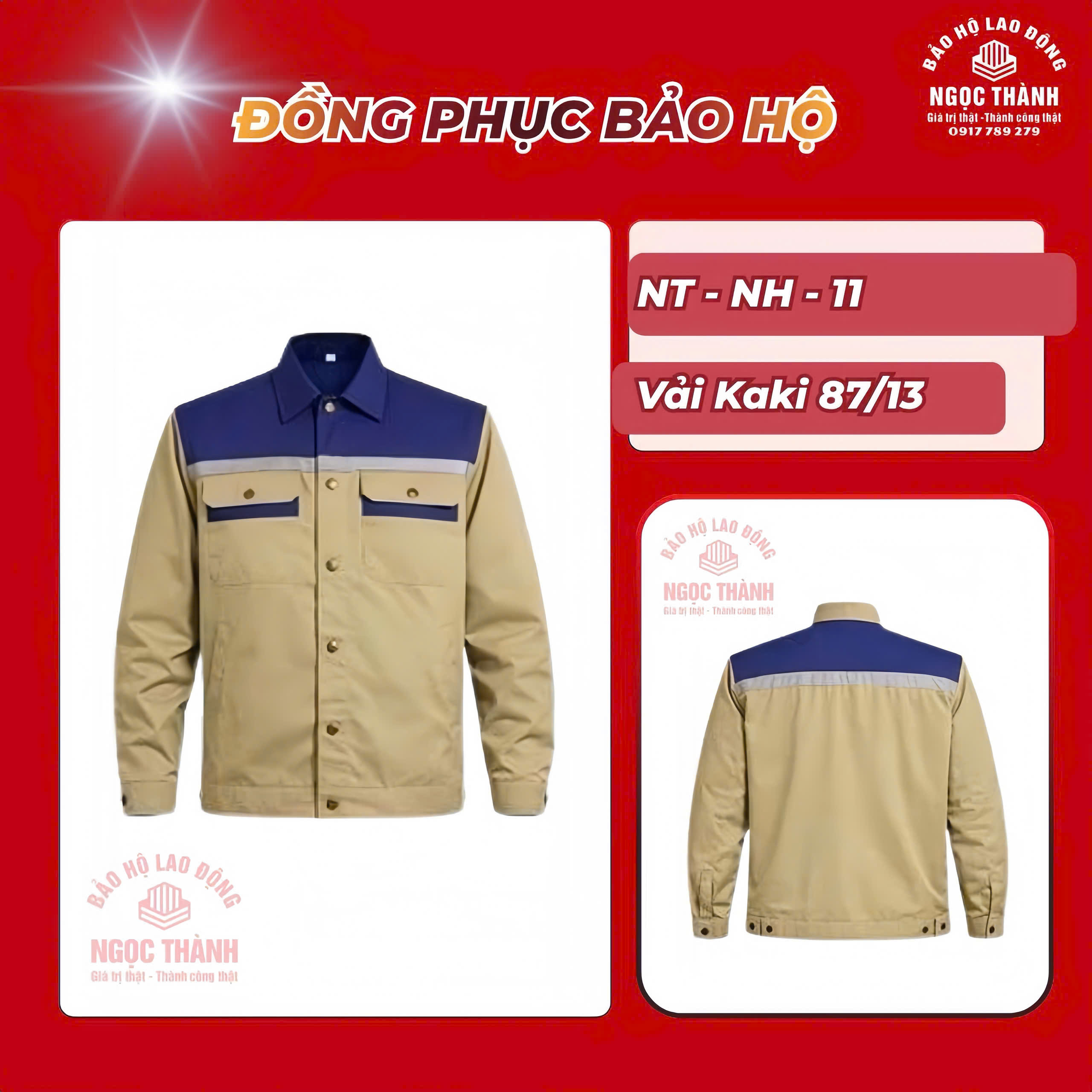 1 Đồng phục bảo hộ lao động NT-NH-11