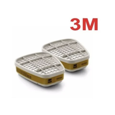 Phin lọc mặt nạ 3M lọc hơi hữu cơ, khí axit